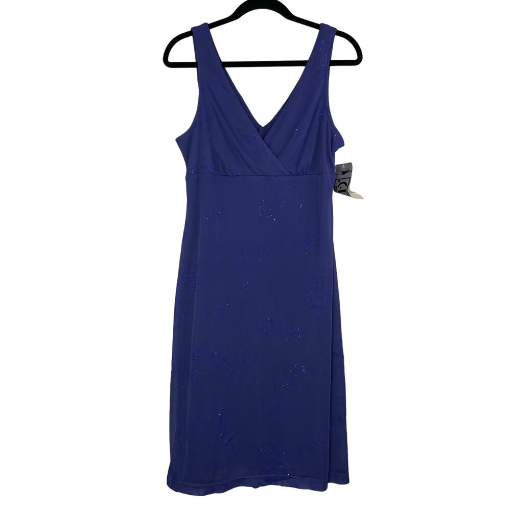 City Triangle vintage purple sleeveless Y2K 90's sleeveless dress size Large